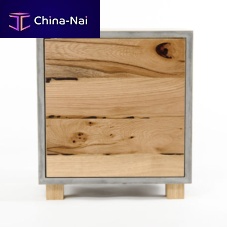 Contemporary chest of drawers LOKIoakconcretenot specified