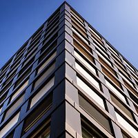 Metal solar shading GM 200for facadeverticalhorizontal