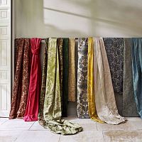 Curtain fabric CLANDON for roller blindsdamaskcotton