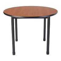 Contemporary table DURAsteelhigh-pressure laminatesteel base