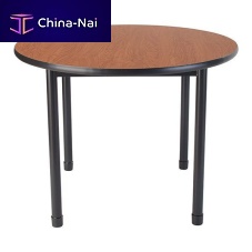 Contemporary table DURAsteelhigh-pressure laminatesteel base