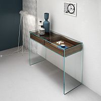 Contemporary sideboard table GULLIVER 2woodenglassrectangular
