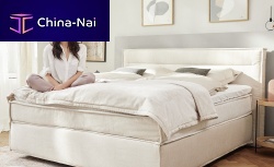 Double bed JUSTB! SC100contemporaryupholsteredwith upholstered headboard