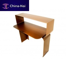 Contemporary sideboard table TITANOsheet metalCOR-TEN® steelsteel base