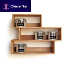 Wall-mounted shelf 40087contemporaryoakfor kitchens