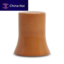 Contemporary side table In girumclayterracotta baseround