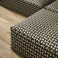 Upholstery fabric LETO geometric patterncottonviscose