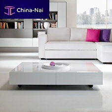 Contemporary coffee table ITACAwoodensteelrectangular