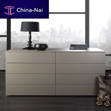 Contemporary chest of drawers DRESS-IN lacquered woodnot specifiedgray
