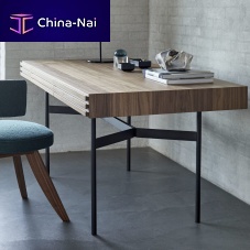 Free-standing office desk HARRI 1 personcontemporarysolid wood