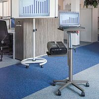 Contemporary computer table MAULpro single columncommercial