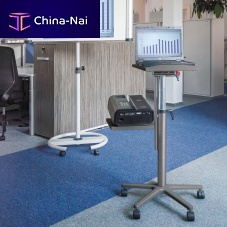 Contemporary computer table MAULpro single columncommercial