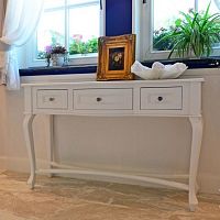 Classic sideboard table lacquered woodrectangularwith drawer