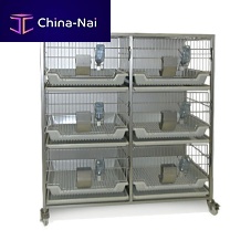 Rabbit animal research cage R4200modularstainless steelautoclavable
