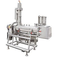 Continuous dough pasta pre-mixer belthorizontal
