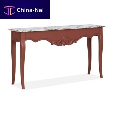 Baroque style sideboard table ABQCONO2LE.TMmarblewooden baserectangular