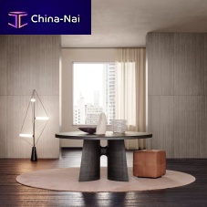 Contemporary table KENSINGTON solid woodlacquered woodmarble