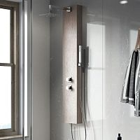 Thermostatic shower column NATROS NAKEDwith hand shower