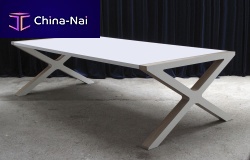 Contemporary dining table XplywoodHPLrectangular