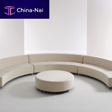 Contemporary coffee table KONTOURfabricroundcommercial