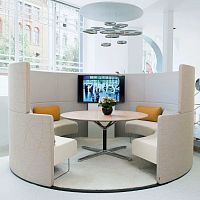 Contemporary TV stand PARCSwith storagemetalPC