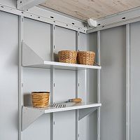 Wall-mounted shelf Neocontemporarygalvanised steeldemountable