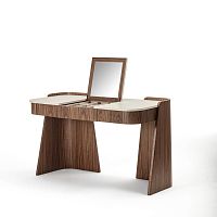 Contemporary dressing table TS12 SHAPEwoodenleatherwith long legs