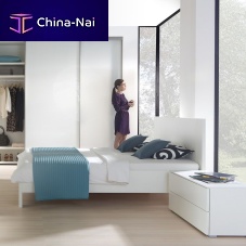 Double bed VILAsinglecontemporarywith headboard