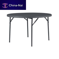 Folding table Planet120contemporaryhigh-density polyethylene (HDPE)powder-coated steel base