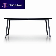 Contemporary table FASTmelaminesteel baserectangular