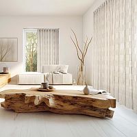 Plain curtain CAPRIpatternedtab-topeyelet