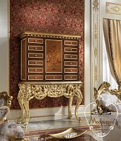 Sideboard with long legs 15611New Baroque designsolid woodfor hotel