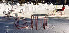 Contemporary table CHIPSHPLpolyethylene basesquare