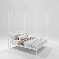 Canopy bed ARTEMIAdoublecontemporarywith headboard