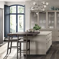 Contemporary kitchen CARATTEREwood veneeroakglass