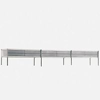 Contemporary sideboard SEC / SIDsteelaluminummethacrylate
