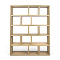 Contemporary shelf BERLIN 5 LEVELS - 150wooden