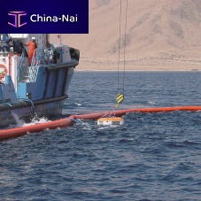 Pollution control boom Sentinelpermanentfloatingsheltered waters