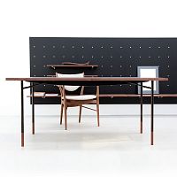 Contemporary desk NYHAVNoakwalnutteak
