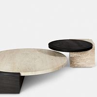 Contemporary side table TRIBECAmarblemarble basehome