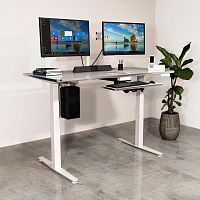 Free-standing desk HESDtraditionallaminatestraight
