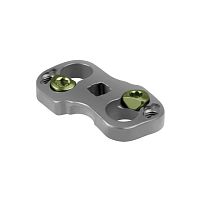 Thoraco-lumbar arthrodesis plate PLYMOUTH®metallic