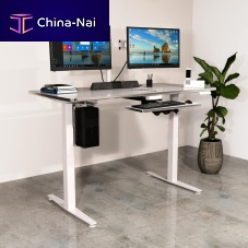 Free-standing desk HESDtraditionallaminatestraight