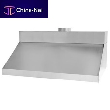 Wall-mounted extractor hood for commercial kitchen