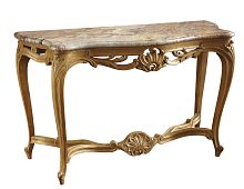 Louis XV style sideboard table CLMENCEmarbleoakrectangular