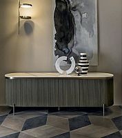 Contemporary sideboard HEGEmetalmarbleceramic