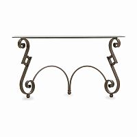 Classic sideboard table H 11064 wrought ironmetal baserectangular