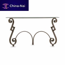Classic sideboard table H 11064 wrought ironmetal baserectangular