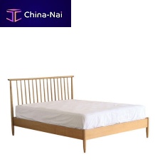 Double bed TERAMOtraditionalwith headboardoak