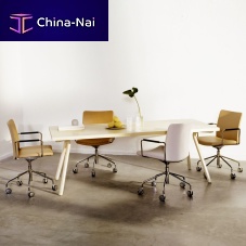 Contemporary table BESPOKE ANGLEoakashlaminate